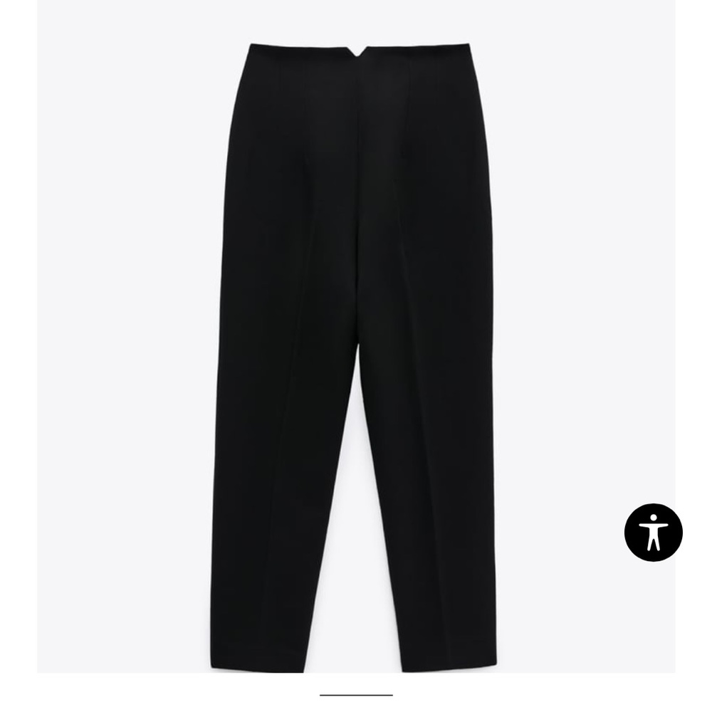Zara high waisted plants. Black. - Picture 4 of 11